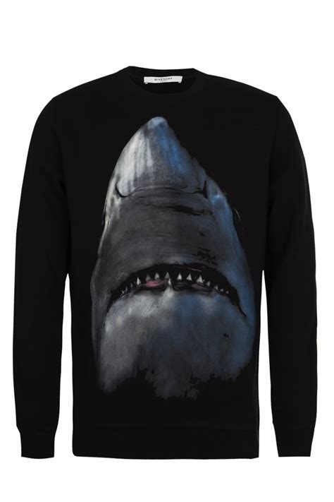 givenchy shark sweate|Givenchy crest sweatshirt.